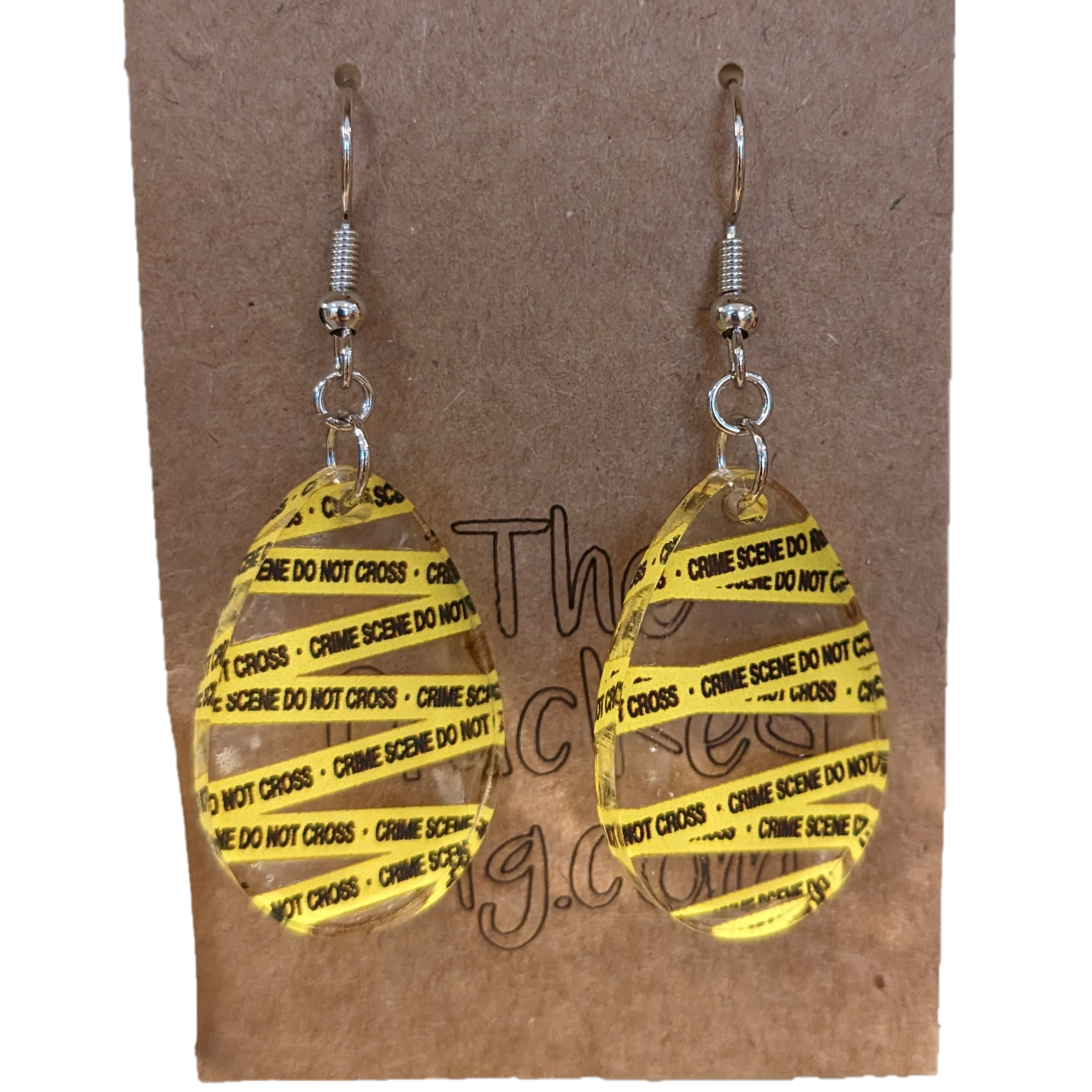 Crime Scene Dangle Earrings | NLEOMF Gift Shop